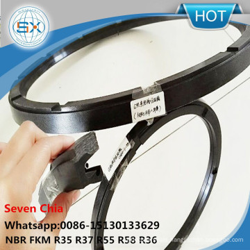 NBR Viton HNBR G/J Type Cloth Rotary Hydraulic Oil Seal